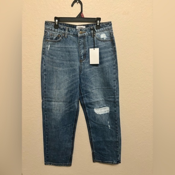 NWT Anthropologie EVIDNT Malibu‎ Girlfriend Jeans - Picture 1 of 5